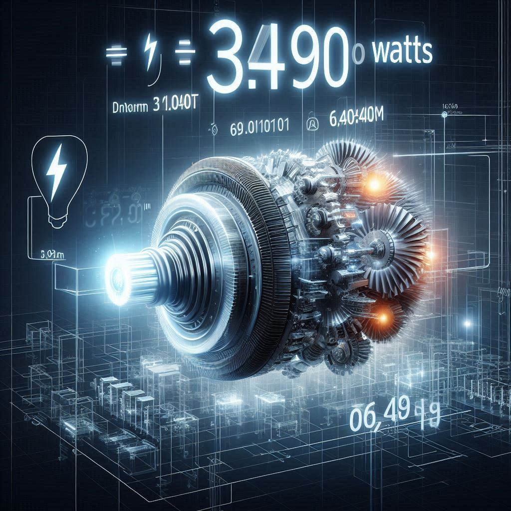 3.49e10 Watts to Gigawatts